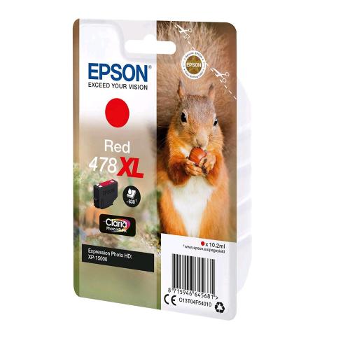EPSON 478 XL CARTUCCIA INK-JET 10.2 ML ROSSO