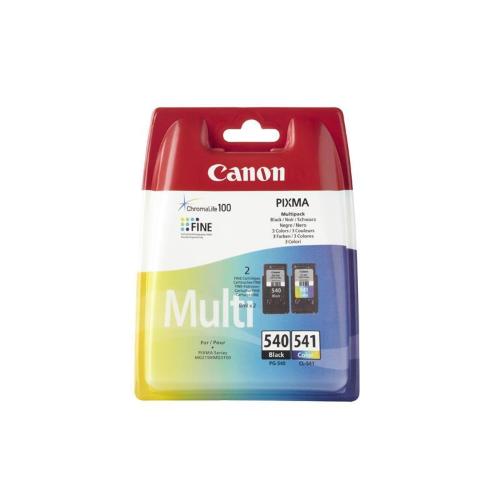 CANON MULTIPACK PG-540 + CL-541 CARTUCCE INK NERO + TRICROMIA