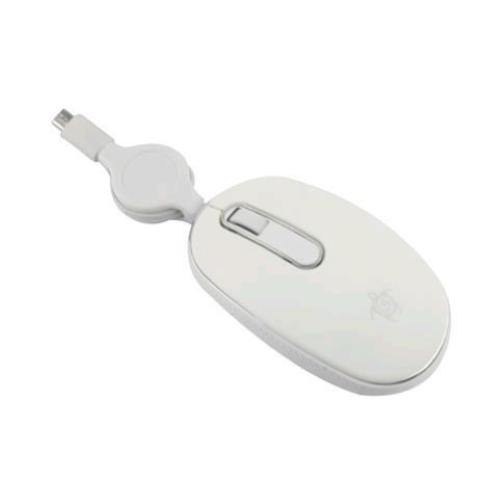 MEDIACOM 100/MTAB11 MOUSE STANDARD OTTICO INTERFACCIA MICRO USB CAVO AVVOLGIBILE COLORE BIANCO