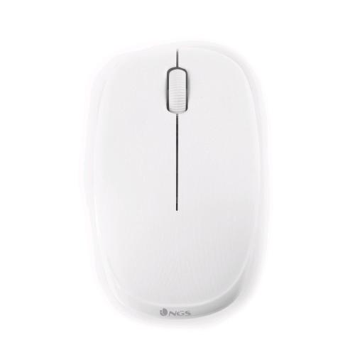 NGS FOGWHITE MOUSE OTTICO WIRELESS 2.4 GHz BIANCO