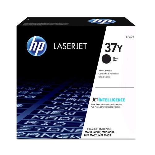 HP 37Y TONER NERO PER HP LaserJet Enterprise M608 - M609 - MFP M631 - MFP M632 - MFP M 633 41.000 PAGINE