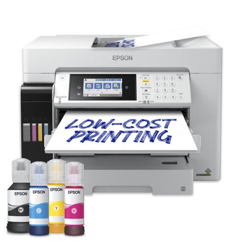 EPSON ECOTANK PRO ET-16685 STAMPANTE MULTIFUNZIONE INK JET A COLORI A3 WI-FI SCANNER PIANO E ADF FAX A COLORI 33,6 Kbit/s 550 FOGLI LAN USB 25ppm BIANCO