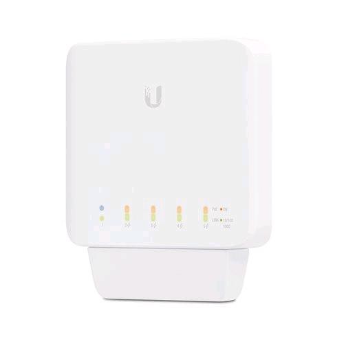 UBIQUITI USW-FLEX-3 SWITCH GESTITO L2 5 PORTE LAN GIGABIT DI CUI 4 PORTE PoE+ 1 PORTA INPUT PoE++ CONF DA 3 Pz.