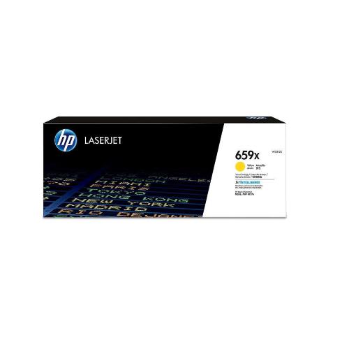HP 659X TONER GIALLO PER COLOR LASERJET ENTERPRISE M856, MFP M776; LASERJET ENTERPRISE FLOW MFP M776 29.000 PAGIN