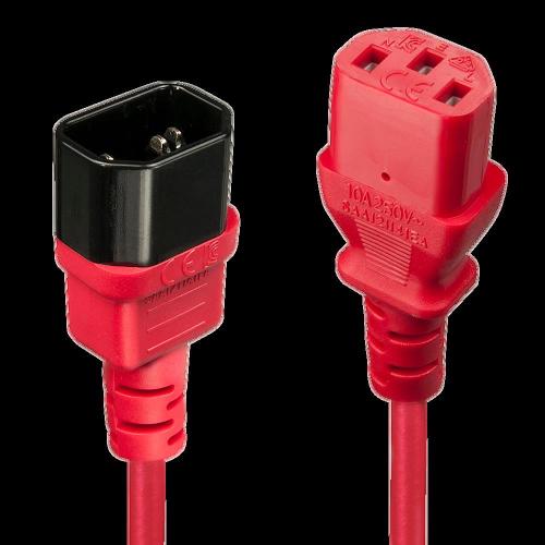 Cavo di prolunga da C14 a C13, Rosso, 1m