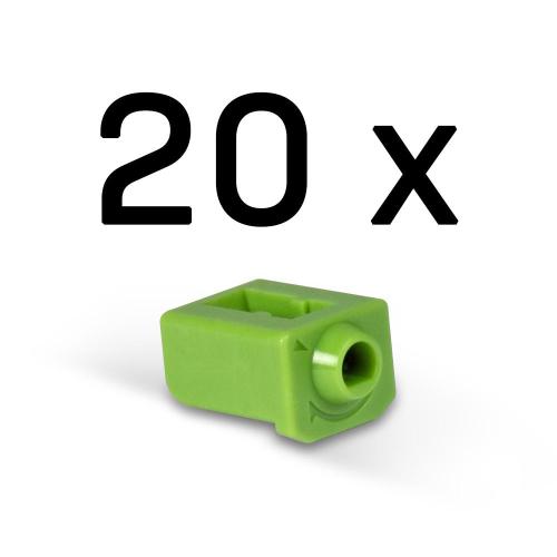 Port Blocker SFP, 20 pezzi, Verde