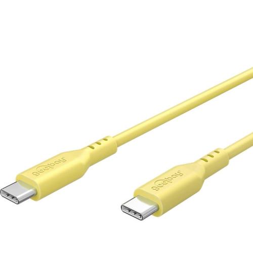 Cavo USB-C&trade; Maschio/Maschio USB 2.0 in Silicone 1,5 metri Giallo