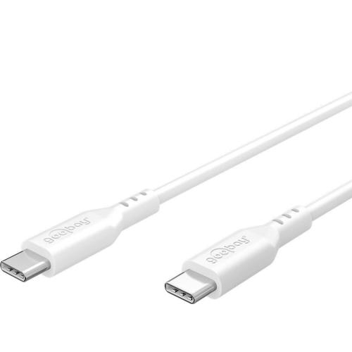 Cavo USB-C&trade; Maschio/Maschio USB 2.0 in Silicone 1,5 metri Bianco