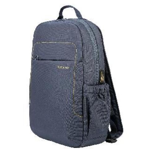 TUCANO LUP ZAINO PER NOTEBOOK DA 14" E MAC PRO 14" IN NYLON TASCA FRONTALE E TASCA DI SICUREZZA SUL RETRO FASCIA PER TROLLEY BLU SCURO