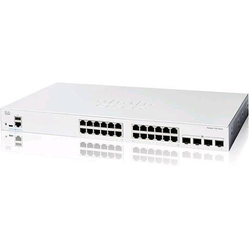 CISCO CATALYST 1200-24T-4X SWITCH GESTITO L3 - 24 x 10/100/1000 + 4 x 10Gb Ethernet SFP+ MONTABILE SU RACK