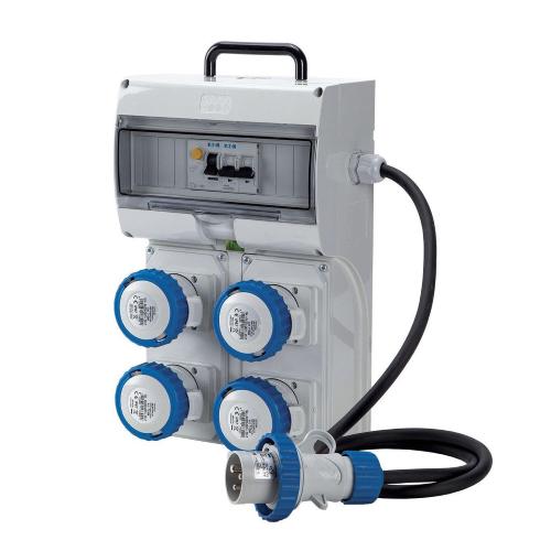 Quadro Elettrico KEY BOX 2 ASC IP65 4 prese 2P+T 16A Cavo 1,5m 3kW