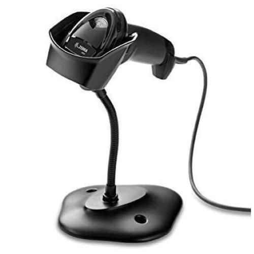 ZEBRA DS8108-SR LETTORE DI CODICI A BARRE PORTATILE 1D/2D LED KIT CON CAVO USB E STAND NERO