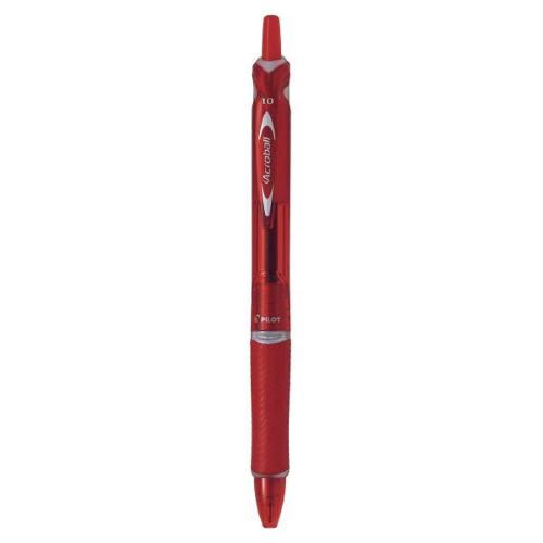 PILOT ACROBALL BEGREEN PUNTA A SFERA ECOLOGICA INCHIOSTRO ROSSO PUNTA MEDIA GRIP ERGONOMICO CONF. 10 Pz.