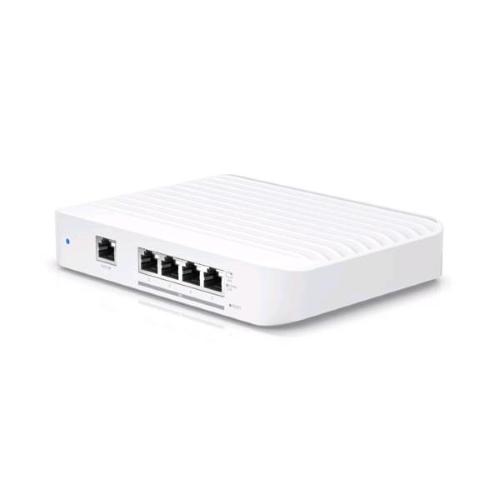 UBIQUITI USW-FLEX-XG-EU SWITCH GESTITO L2 5 PORTE 4 PORTE 10GBE RJ45 + 1P GBE 802.3AT POE+ RJ45 DESKTOP BIANCO