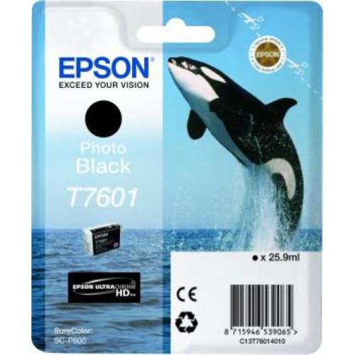 EPSON T7601 CARTUCCIA NERO FOTO PER STAMPANTI EPSON GARANZIA ITALIA (C13T76014010)