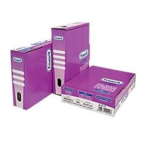 FAVORIT AIR LA 500 BUSTE CON FORATURA UNIVERSALE IN PP CM 22X30 A4 BUCCIA D'ARANCIO TRASPARENTE CONF 500 Pz.