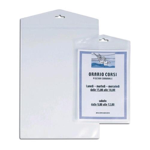 SEI ROTA BUSTE PORTA AVVISI CON FORO FORMATO A4