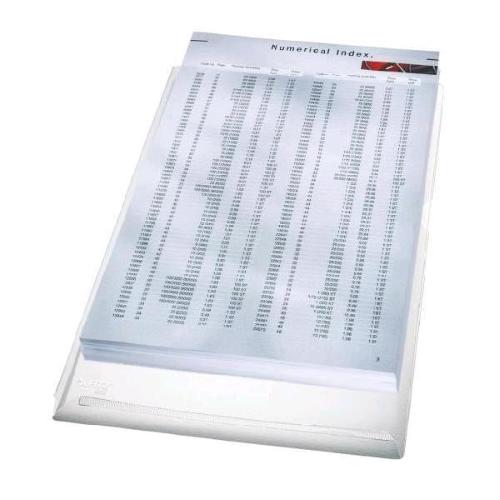 LEITZ BUSTE A L A SOFFIETTO IN PP CM 22X30 A4 TRASPARENTE CONF 5 Pz.