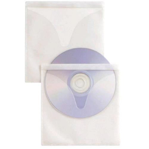SEI ROTA SELFTI BUSTE PORTA CD/DVD IN PP LISCIO CM 12.5X12 CON ADESIVO TRASPARENTE CONF 25 Pz.