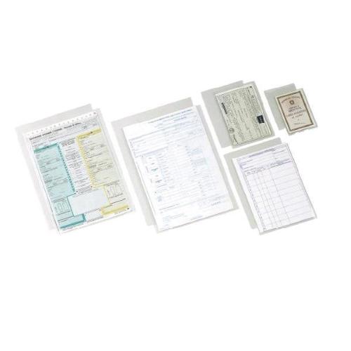 ESSELTE BUSTE A U IN PP CM 15X21 TRASPARENTE CONF 25 Pz.