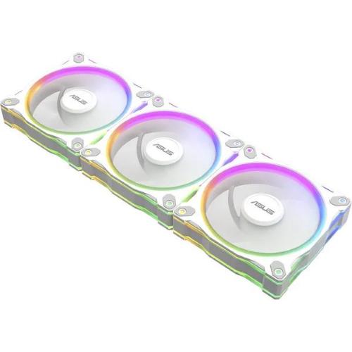ASUS PRIME MR120 ARGB REVERSE VENTOLA PER CASE DA 120 mm SPESSORE TELAIO 28 cm 20 LED ARGB COMPATIBILI CON AURA SYNC PER ILLUMINAZIONE DA ENTRAMBI I LATI 23 dB DI RUMORE BIANCO CONF 3 Pz.