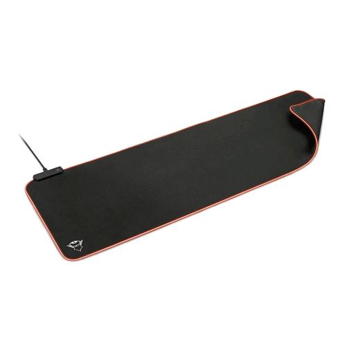 TRUST GXT764 GLIDE-FLEX MOUSEPAD RGB XXL IN TESSUTO CON BASE IN GOMMA ANTISCIVOLO BLACK