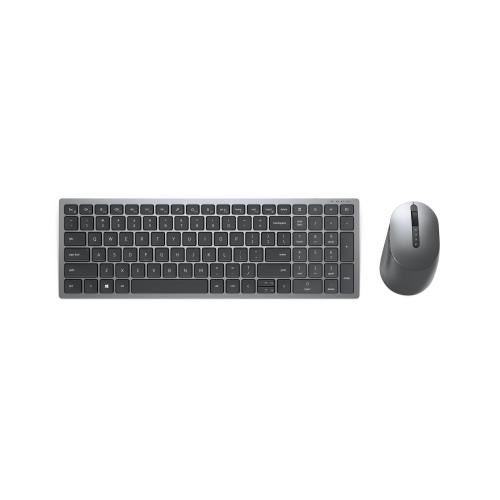 DELL KM7120W tastiera Mouse incluso Ufficio RF senza fili + Bluetooth Grigio, Titanio