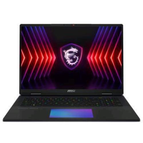 MSI TITAN 18 A14VIG-293IT GAMING 18" UHD+ i9-14900HX RAM 64GB DDR5-SSD 2TB-NVIDIA GEFORCE RTX 4090 16GB-WI-FI 7 WIN 11 PROF NERO