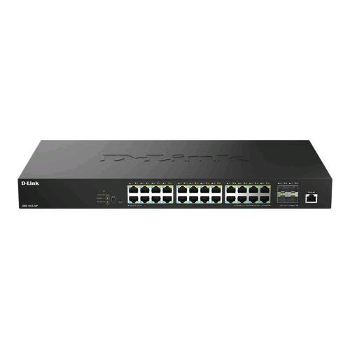 D-LINK DMS-1250-28P SWITCH DI RETE GESTITO L2+ 28 PORTE - 24 x 10/100/1000/2.5G (PoE+) + 4 x 10 Gigabit SFP+ PoE+ (475 W) DESKTOP