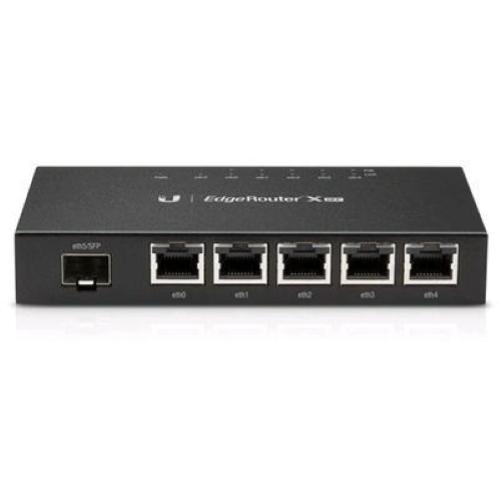 UBIQUITI ER-X-SFP EDGE ROUTER 6 PORTE 5 PORTE GIGABIT PoE + 1 PORTA SFP DESKTOP