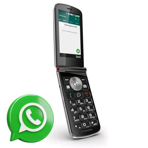 EMPORIA TOUCHSMART.3 4G 3.25" SENIOR PHONE TELEFONO PER ANZIANI TASTO DEDICATO PER WHATSAPP E MESSAGGISTICA VOLUME AUMENTATO 4G BASETTA DI RICARICA NERO