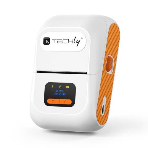 Mini Etichettatrice Stampante Termica Bluetooth C/Display Portatile Ricarica USB-C&trade;