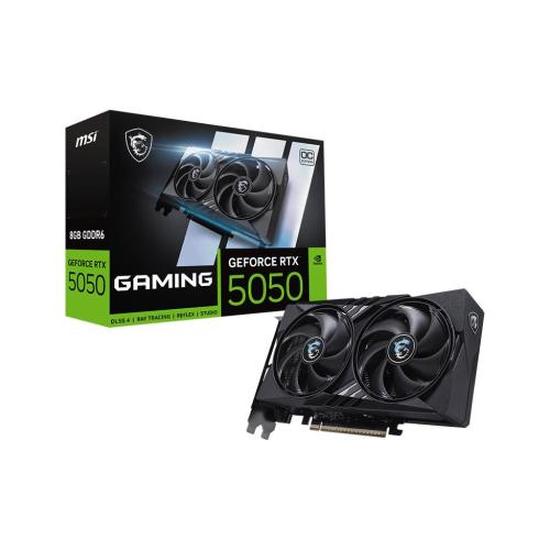 MSI GEFORCE RTX 5050 8G GAMING OC NVIDIA 8 GB GDDR6 DUAL FAN PCI Express x16 5.0