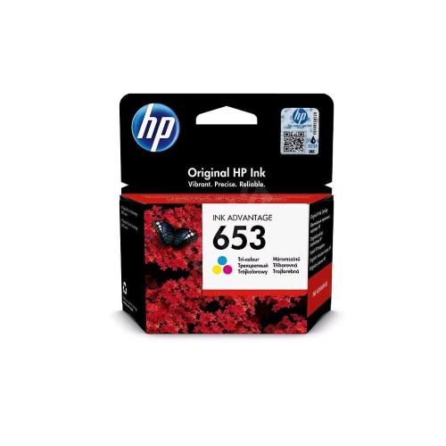 HP 653 CARTUCCIA INK-JET 200 PAGINE COLOR CIANO GIALLO MAGENTA