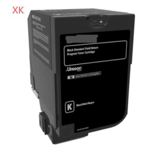 Black Compatibileatible para Lexmark CS632/CX635-20K