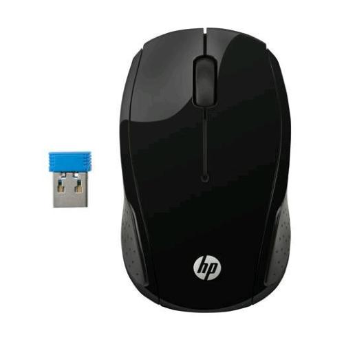 HP 200 MOUSE WIRELESS 1.300 DPI COLORE NERO