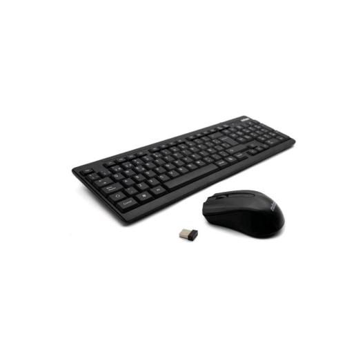 NILOX CT20 TASTIERA E MOUSE WIRELESS CON RICEVITORE USB 1.000 DPI NERO