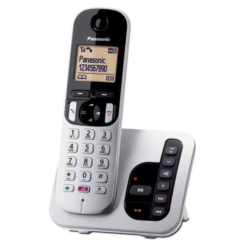 PANASONIC TELEFON0 CORDLESS PAN TGC260 SILVER GAP VIVAV/SEGRETERIA/16 ORE.