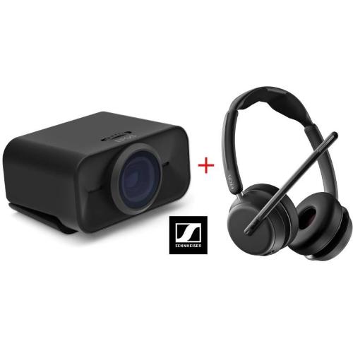 SENNHEISER BUNDLE EPOS CUFFIA 1001138+WEBCAM E POS 1001120