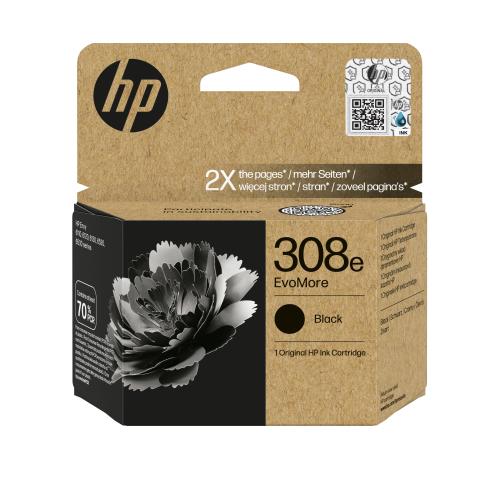 HP 308E EVOMORE BLACK ORIGINAL INK