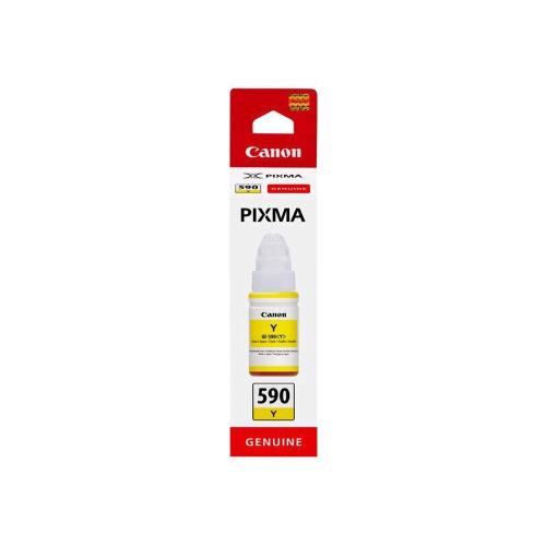 CANON GI 590 Y SERBATOIO GIALLO 70 ML PER PIXMA G1501, G1510, G2500, G2501, G2510, G3410, G3500, G3501, G3510, G4410, G4500, G4511