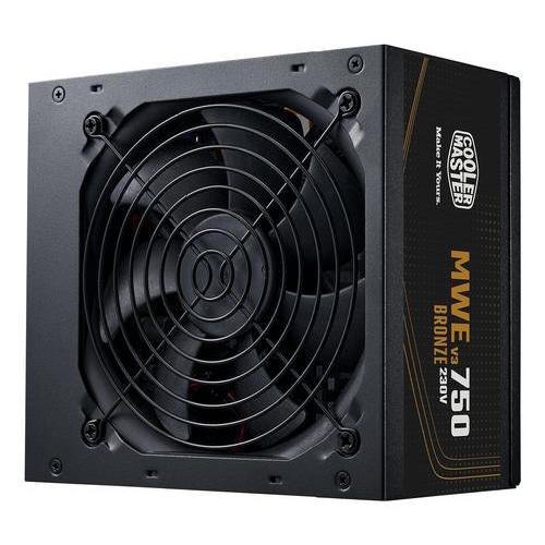 COOLER MASTER ALIMENTATORE 750W BRONZE 80+ NO MOD NO MODULARE 120MM V3 230V MWE ATX