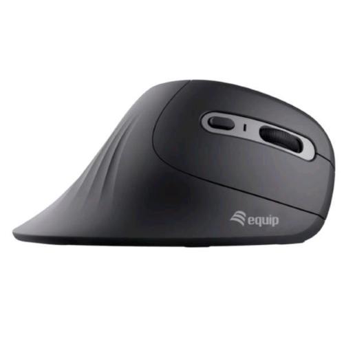 EQUIP MOUSE OTTICO VERTICALE ERGONOMICO USB-C + A 7.200 DPI NERO