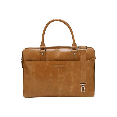 DBRAMANTE1928 ROSENBORG BORSA PER NOTEBOOK 16" CON MANICI E TRACOLLA CUOIO