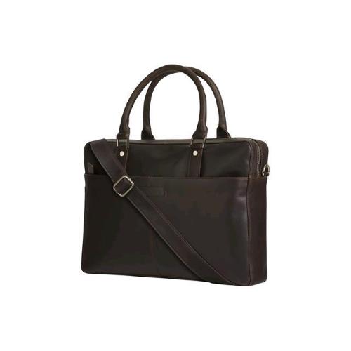 DBRAMANTE1928 ROSENBORG BORSA PER NOTEBOOK 16" CON MANICI E TRACOLLA VERDE SCURO