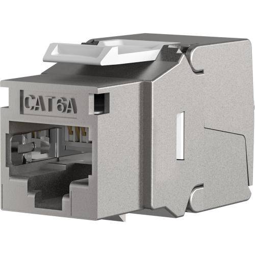 Frutto Keystone RJ45 STP C6A Toolless Silver