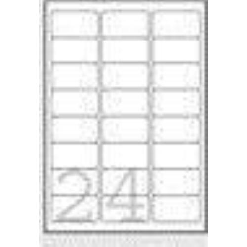 AVERY-ZWECKFORM L4773-20 CONF 480 ETICHETTE 33.9x63.5 MM AUTOADESIVE BIANCO