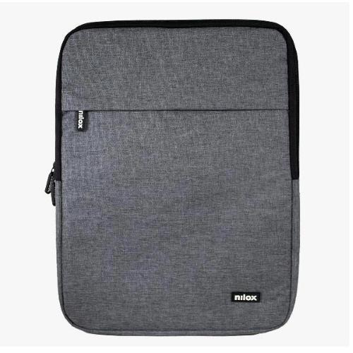 NILOX TECH BORSA A FONTINA PER NOTEBOOK DA 13.3" IN POLIESTERE 2 SCOMPARTI GRIGIO