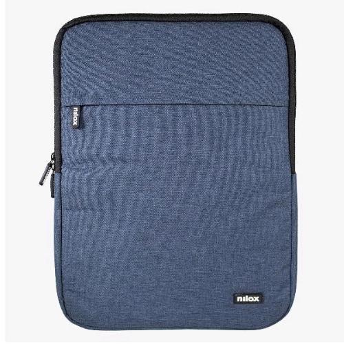 NILOX TECH BORSA A FONTINA PER NOTEBOOK DA 14.1" IN POLIESTERE 2 SCOMPARTI BLU
