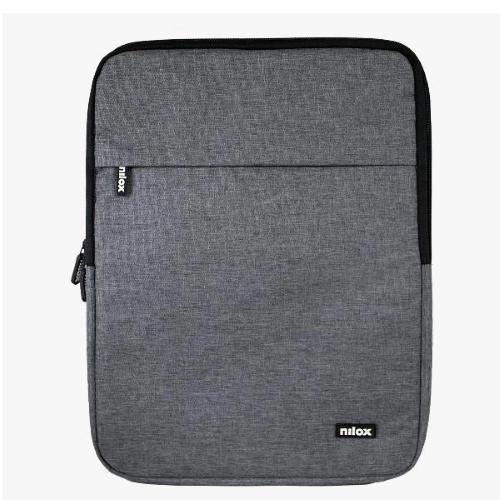 NILOX TECH BORSA A FONTINA PER NOTEBOOK DA 14.1" IN POLIESTERE 2 SCOMPARTI GRIGIO